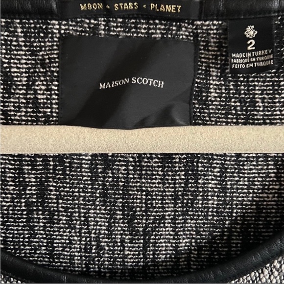 Scotch & Soda Maison Scotch Tweed Knit Dress - Picture 4 of 5